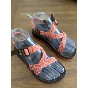 Chaco Kids Z1 Ecotread Sandals Coral Pink Adjustable Straps